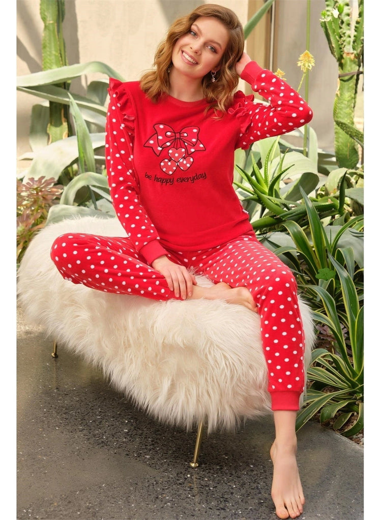 Anil Ladies Pajama Suit (Fleece) 9749