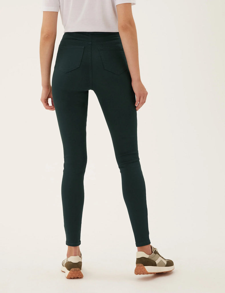 M&S High Waisted Turquoise Jeggings