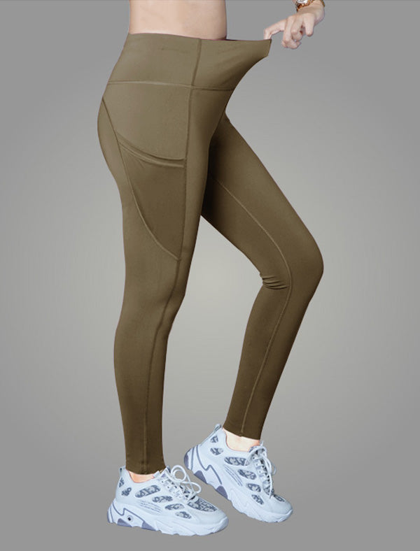 NWT Jockey High-Rise Side Premium Pockets Moisture Wicking Active Yoga  Pants S 