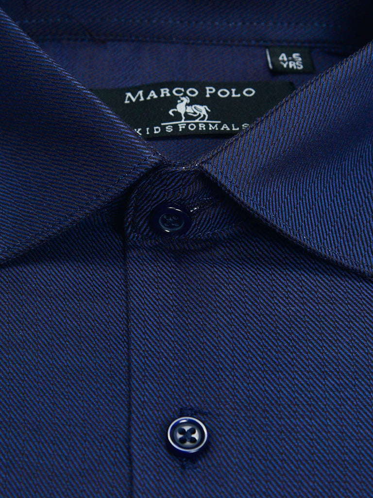 Marco Polo Boys L/S Textured Shirt (18)