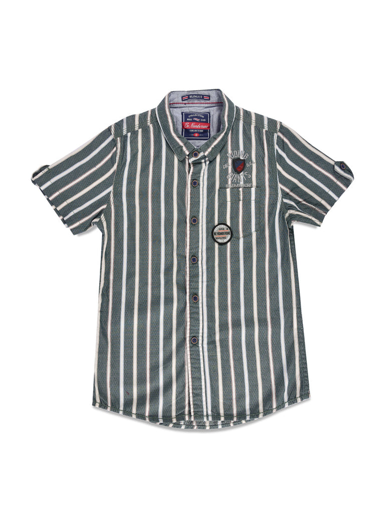 Imp Boys H/S Shirt With Pocket & Riding Emb #SC918B (S-20)