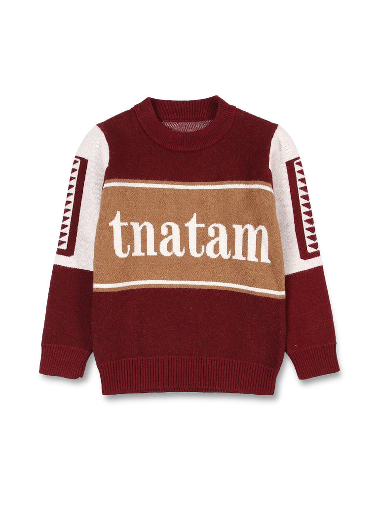 Imp Boys Round Neck Sweater L/S With Tantam Print #2005 (W-20)