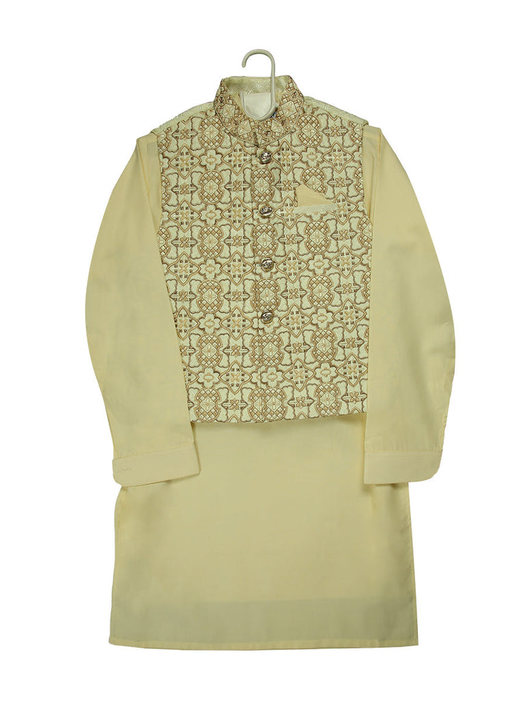 Tony Land Boys 2pcs Shalwar Suit With Waist Coat 21-002 (S-21)