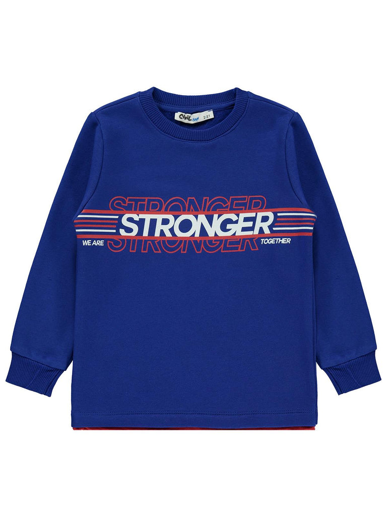 Civil Boys L/S Sweat Shirt #D203 With Stronger Print (W-21)