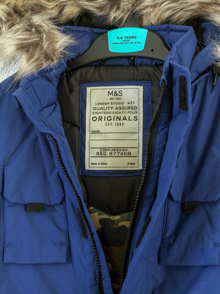 M&S Boys Extra Warm Jacket #T87/6130Y (W-22)