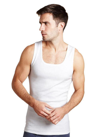 2 Pack Cool & Fresh™ Pure Cotton Ribbed Vests with StayNEW™, M&S  Collection