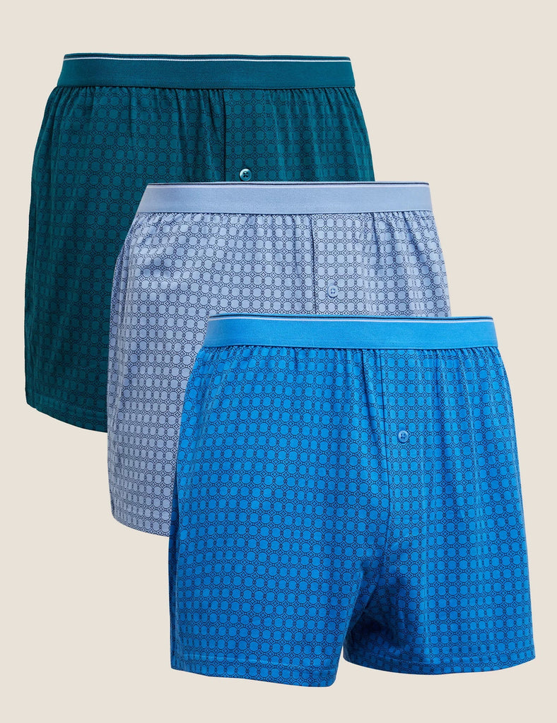 GAP, Underwear & Socks, Gap Mens 0 Cotton Boxers Size L Bundle Of 2 Grey  Blue Nwt