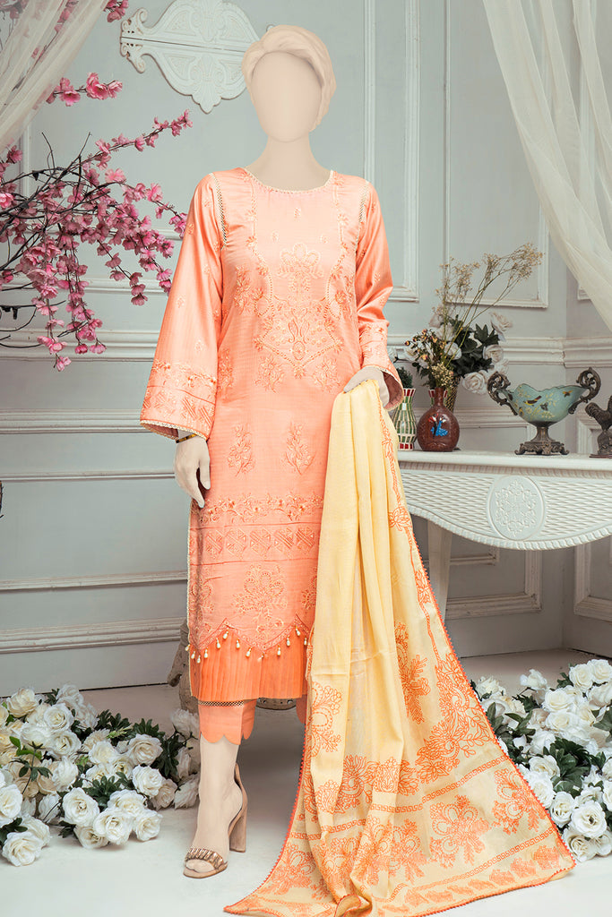 SEHAR COLLECTION-EMBROIDERED SELF JACQUARD -SH-02