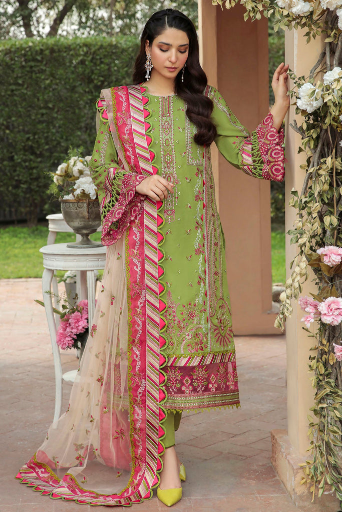3206-DELPHI EMBROIDERED LAWN UNSTITCHED