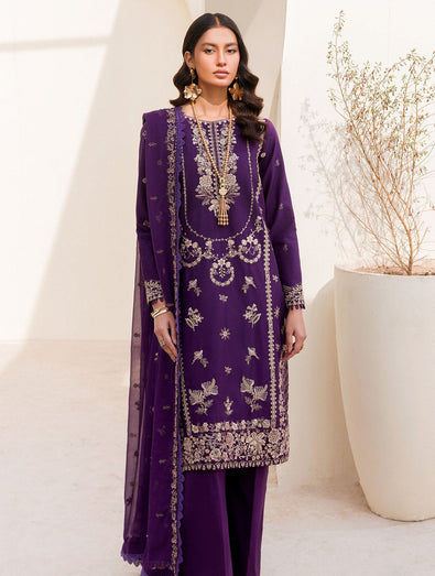 4133-Cerys Embroidered Lawn Unstitched – Saffana